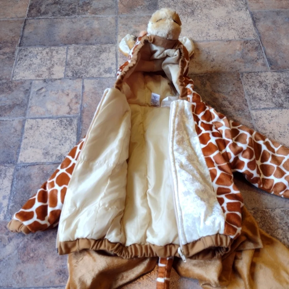 Giraffe Halloween Costume kids size medium BNWT